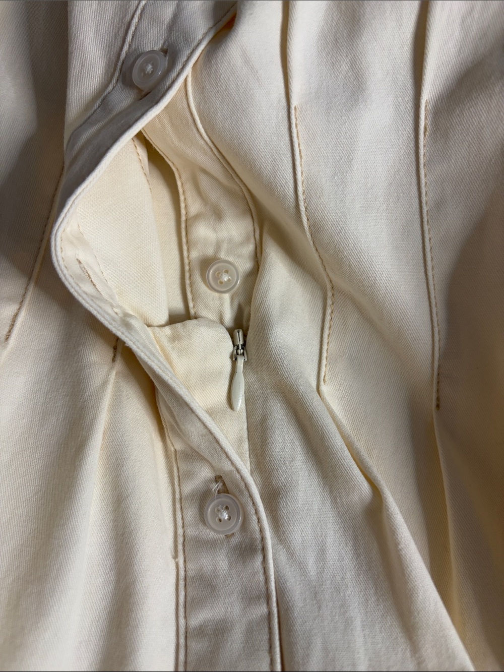 Veronica Beard Ruben Button-Front Midi Dress with Structured Waist - Picture 11 of 11
